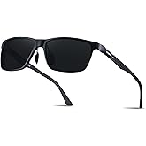 EKOZACK Carbon Fiber Sunglasses for Men Polarized Ultralight Classic Square Sun Glasses Driving Fishing Golf