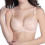 UTOVME Womens Hands Free Maternity Breastpump Bra Underwire Pull Off Button Clip