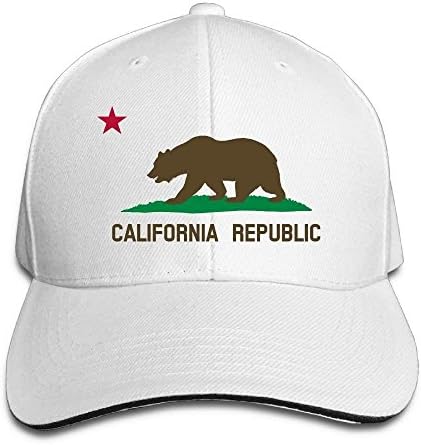 FRGBTW California Bear Flag Cap Unisex Low Profile Cotton Hat Baseball Caps Natural