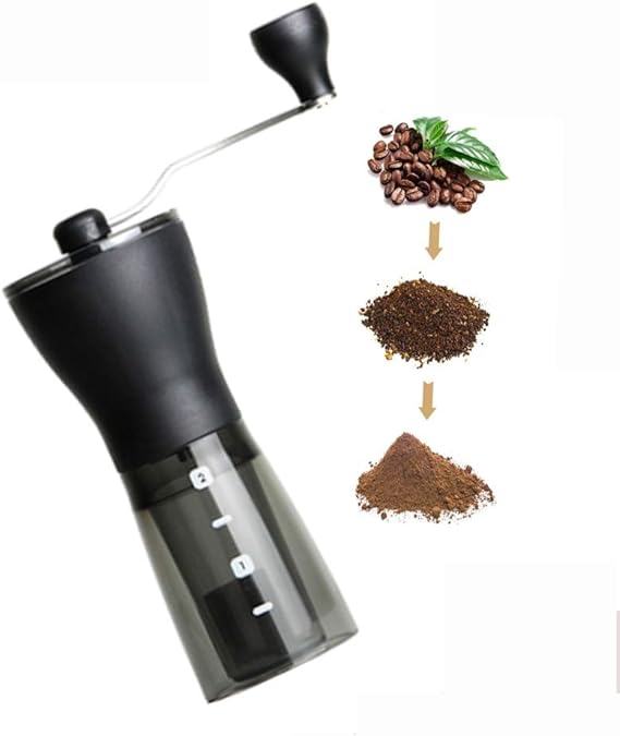 Amazon.com: WSGLZ Manual Coffee Grinder - Hand Grinder Coffee Mill, Conical Ceramic Burr Mill 