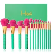 Makeup Brushes, Docolor 14 Pcs Makeup Brush Set Premium Synthetic Kabuki Foundation Blending Face...
