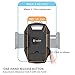 Car Phone Holder, F-color One Press Install Air Vent Car Phone Mount Quick Release Car Mount Holder 3 Side Grips Car Cradle for iPhone 7 7Plus 6s 6 Plus, Samsung, Google Pixel, Nexus, HTC, GPS, Black