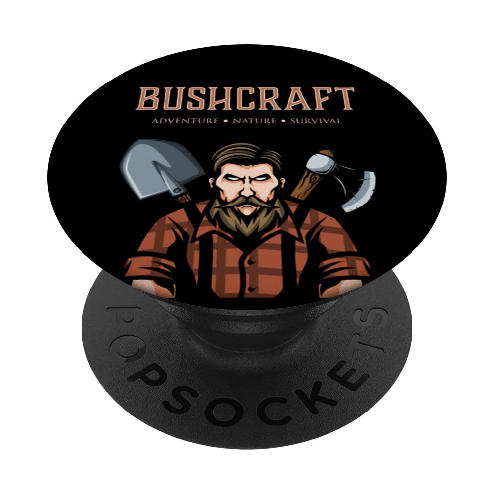 Bushcraft Adventure Nature Survival Outdoor Living Camping PopSockets Swappable PopGrip