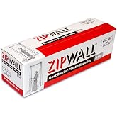 ZIPWALL PY50 Dust Barrier Plastic Sheeting, White 10ft x 50ft, 3 mil