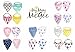 My Mini McGee Baby Bandana Bibs with Adjustable Snaps, 4 Pack, for Boys and Girls, Infants and Toddlers, Trumpet Collection, Baby Gift
