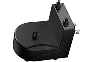 Teeteck Wall Charger for Philips Sonicare Electric Toothbrush HX3000/ HX6000/ HX8000/ HX9000 Series - Ideal for Home & Travel Portable Wall Plug Charger Base (Black, US)