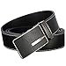 Ferlin Men's Geniune Leather Ratchet Dress Belt with Automatic Buckle