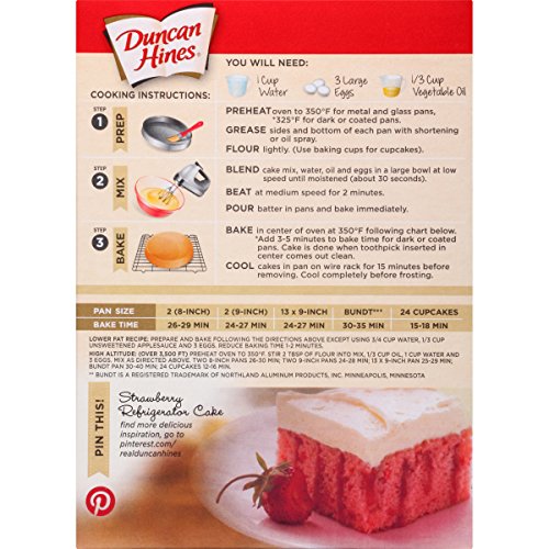 Duncan Hines Signature Cake Mix, Strawberry Supreme, 16.5 oz Pricepulse