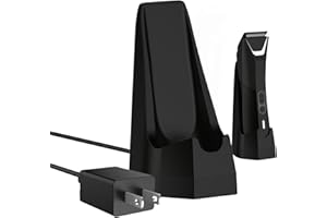 Rounkin Charging Dock Repalcement for MANSCAPED Trimmer 5.0 with AC Adapter, Fast Wireless Charging Dock for MANSCAPED with 4.9FT Power cord, Wireless Charging Stand for MANSCAPED Lawn Mower (For 5.0)