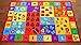 Furnish my Place 740 ABC with Numbers ABC Area Rug for Kids | Educational Alphabet Letter & Numbers | Nurseries Kindergarten | Play Area | Multicolor (3'3