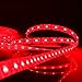 SUPERNIGHT DC12V 5M 16.4Ft Red 5050SMD 300LED Waterproof Flexible LED Light Strip lamp White Tape Version