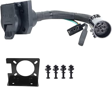 Amazon.com: Cnfaner Dual Output Vehicle Side Trailer Wiring Harness