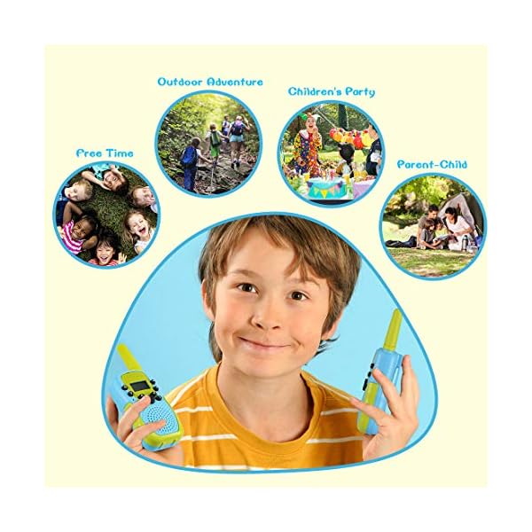 Kearui-Toys-for-3-12-Year-Old-Boys-Walkie-Talkies-for-Kids-22-Channels-2-Way-Radio-Toy-with-Backlit-LCD-Flashlight-3-Miles-Range-for-Outside-Adventures-Camping-Hiking Kearui Toys for 3-12 Years Old Boys, Walkie Talkie Kids for Boys 8 Channels 2 Way Radio with VOX Function & LED…