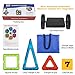 Magnetic Blocks, Magnetic Building Blocks Tiles Set, Educational Toys for Kids/Toddlers/Children with Wheels, 93 Pieces