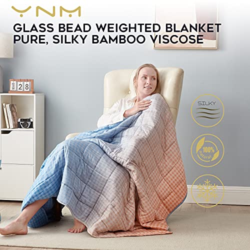 YnM Bamboo Weighted Blanket — 100 Cooling Bamboo Viscose OekoTex