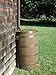 RTS Home Accents 50-Gallon Rain Water Collection Barrel with Brass Spigot, Oak Color