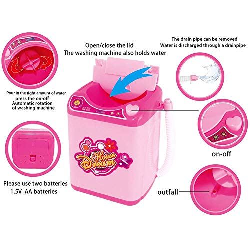 Makeup Brush Cleaner Device Automatic Cleaning Washing Machine Makeup Brush Cleaner Machine toys for Girls and Boys - Thumbnail 2