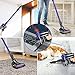 DEENKEE Cordless Vacuum Cleaner, 200W Brushless Motor with 17Kpa Powerful Suction & LED Brush,HEPA Filtration for Car Cleaning and Carpet Hard Floor Pet Hair Dust Cleaning
