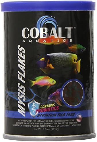 Cobalt Brand Mysis Flake Fish Food, 1.5-Ounce