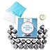 Russian Piping Tips 28 Pcs/Set-Stainless Steel Icing Nozzles Decoration Tools Create Flowers for Cakes, Pies, Cookies and Pastries (23 Tips, 1 Coupler, 1 silicone pastry bag, 3 disposable pastry bags)