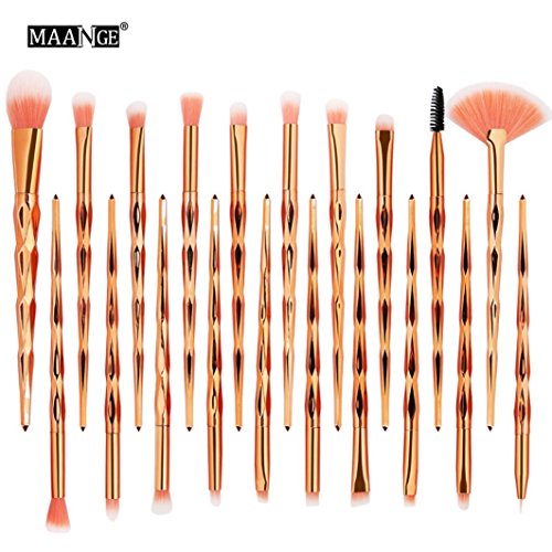 2019 Makeup Brushes Set Kit, PLENTOP 20PCS Make up Foundation Eyebrow Eyeliner Blush Cosmetic Concealer Brushes