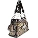 Realtree Camouflage Shoulder Bag Handbag with Rhinestone Cross - Pink Camouflage/Pink