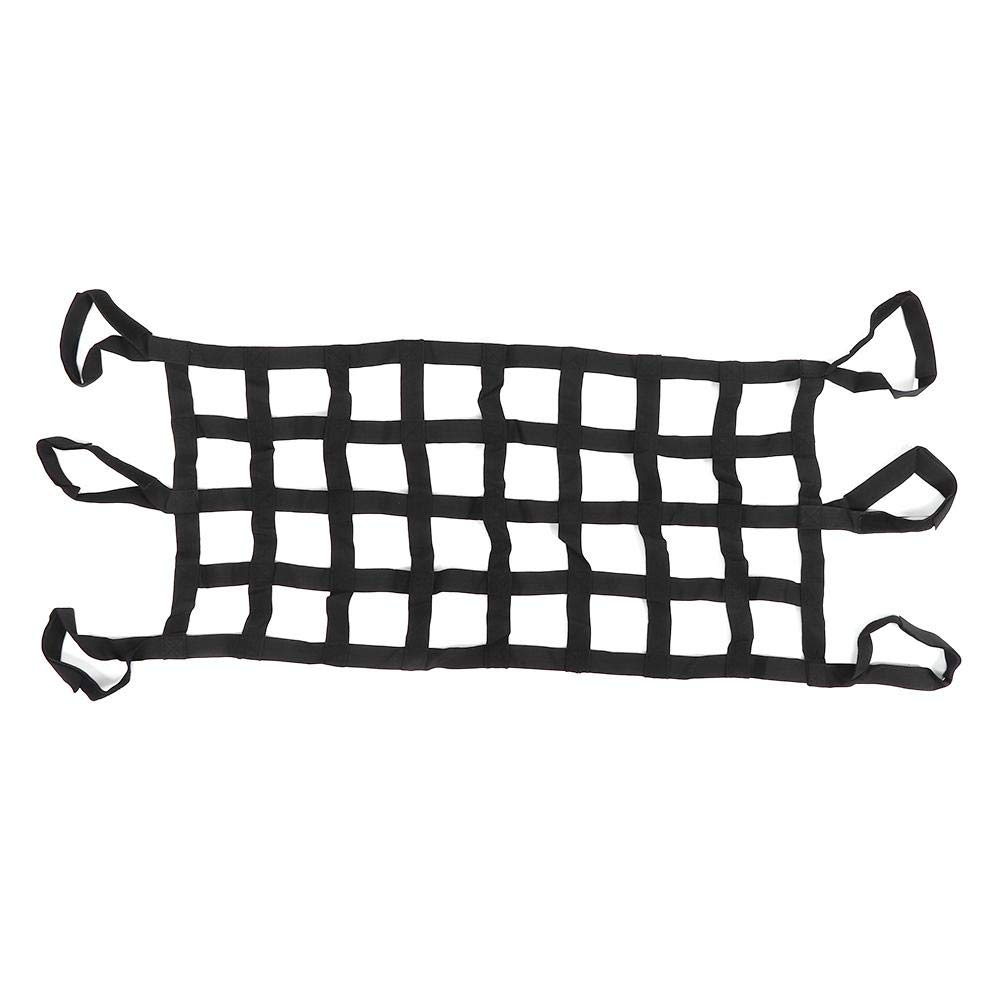 Car Roof rack organisation Net, Multifunctional Universal Soft Hammock Cargo Storage Net Mesh Fits YJ TJ JK JL