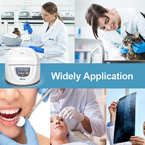 ONiLAB Professional PRP Centrifuge Machine 15mLx8, 10mL/7mL/1.55mlx 12, Lab Benchtop Centrifuge