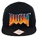 DOOM Logo Snapback ,Black ,One Size