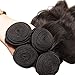 Jolia Hair Brazilian Body Wave Human Hair 3 Bundles 12 14 16 inch - Cuticle Aligned Heat Friendly - 8A Unprocessed Virgin Wavy Hair Weave Natural Black Can be Dyed