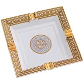 BAKEBK Cigar Ashtray for Indoor or Outdoor Use, Desktop Smoking Ash Tray for Home Office Decoration