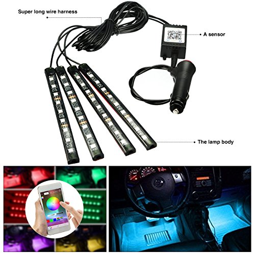 AMBOTHER LED RGB Music Interior Lights