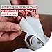 XFasten Hook and Loop Roll, White 1.5-in x 10-Ft Hook and Loop Tape Heavy Duty Strips with Adhesive, Fastening Strips with Adhesive for Fabric, Tools