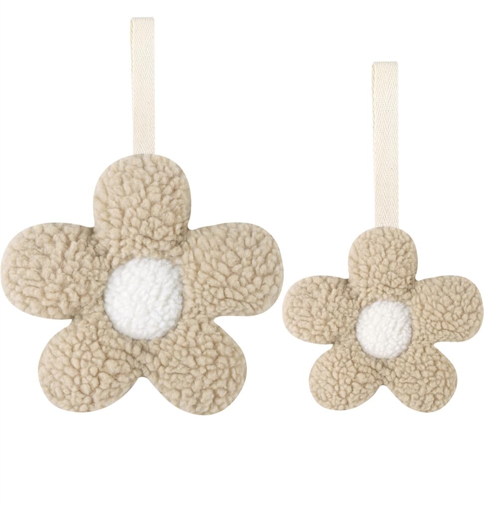 Photo 1 of Baby Daisy Pacifier Holder,Light and Soft Dummy Holder Handmade 2 Pack, Decor for Nursing Kids Room