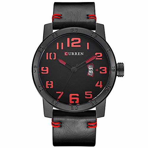 Curren Hombres Wtches Reloj Masculino Relojes Militares Moda Casual Calendar Quartzwatch Blue