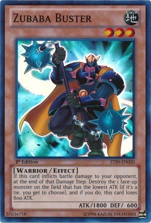 Yu-Gi-Oh! - Zubaba Buster (ZTIN-EN020) - 2013 Zexal Collection Tin - 1st Edition - Super Rare