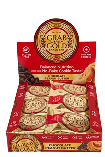 Grab The Gold Energy Snack Bars, Box of 12 Bars (chocolate peanut butter) Grab The Gold Energy Snack Bars, Box of 12 Bars (chocolate peanut butter)