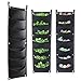 X XBEN Vertical Garden Hanging Planter, 7 Pockets, Wall Hanging Mount Planter Plant Grow Bag for Flower Vegetable - Indoor/Outdoor