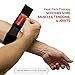 Clinically Fit Adjustable Tennis Elbow Brace Compression Strap with Interchangeable Heat, Cold, and Acupressure Packs for Tendonitis