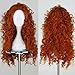 Xcoser Long Curly Princess Merida Cosplay Wig for Cosplay, Style a, Size Normal