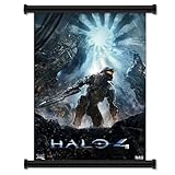 Halo 4 Game Fabric Wall Scroll Poster (32