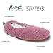 Pembrook Super Soft Slippers – Ballet Style and Non-Skid Sole - Faux Sherpa Shearling Lining - Memory Foam, women, girls