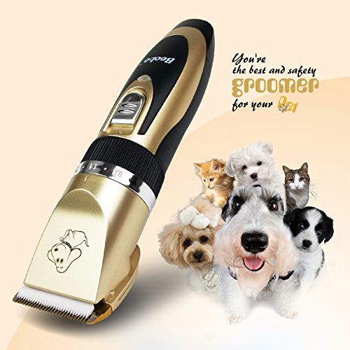 Becko cordless low noise pet hair clippers, for dog cat…
