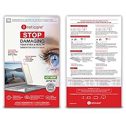 Reticare Eye Protector 0215-B Screen Filter for