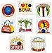 Bowling Party Pack Kid's Favors 120 Piece Bundle (12 Slap Bracelets, 72 Tattoos, 12 Gold Medals, 24 Pencils)