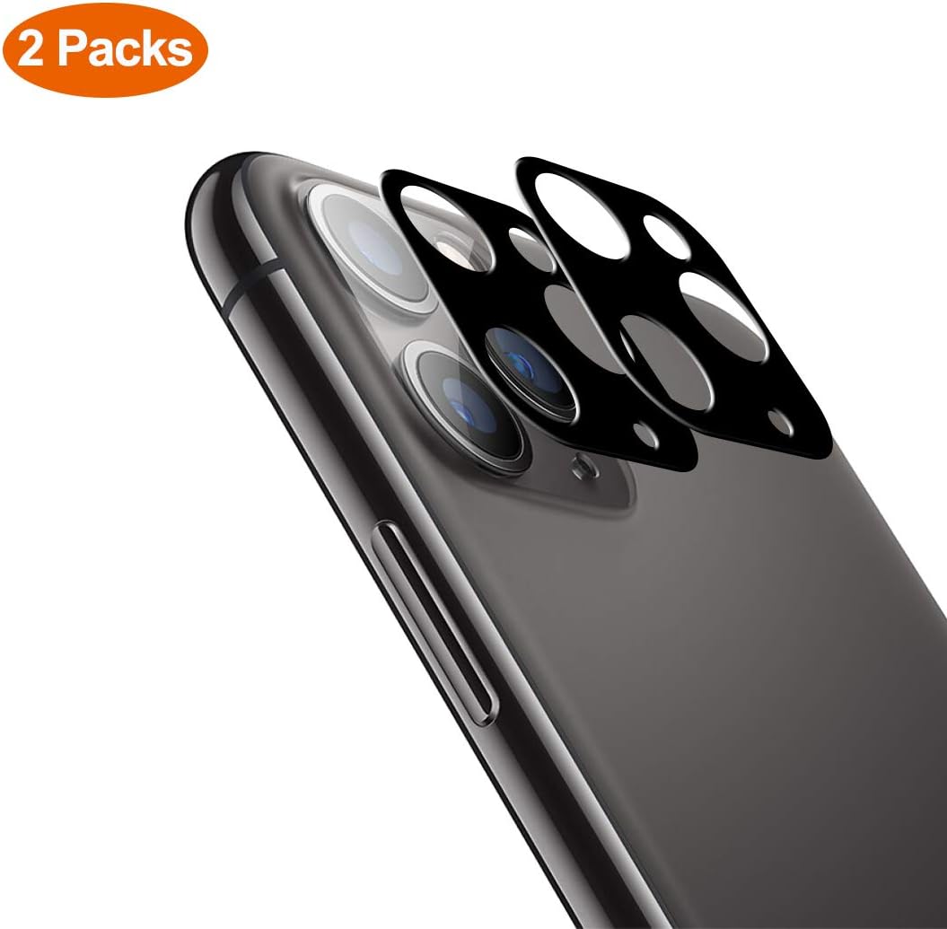 AILRINNI for iPhone 11 Pro Max/iPhone 11 Pro Camera Lens Protector, [2 packs] Clear HD Glass Tempered Camera Lens Protector for iPhone 11 Pro/iPhone 11 Pro Max