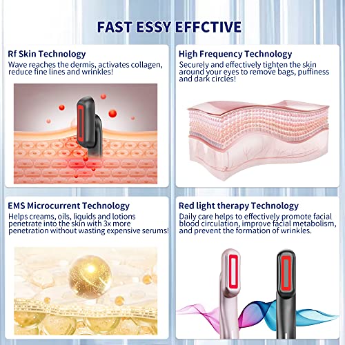 Rf Radio High Frequency Skin Tightening Machine, AntiAging Red led