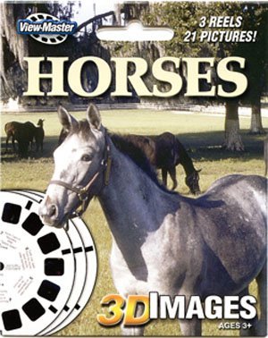 ViewMaster 3 Reel Set HORSES - 21 3D Picture