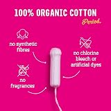 FLO Organic Cotton Tampons Non-Applicator Super 32 Count view 2