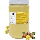 HalalEveryDay Yellow Shea Butter from Ghana, Raw Unrefined African Shea Butter for Skin & Hair, 100% Pure Natural Moisturizer for Body, Face & DIY Beauty, 24 oz